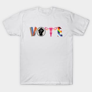 Vote Banned Books Reproductive Rights, BLM Political Activism Pro Roe V Wade, Election , LGBTQ Pride T-Shirt